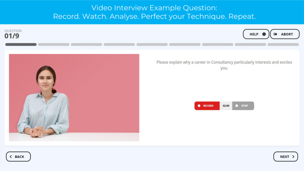 practice video interview questions