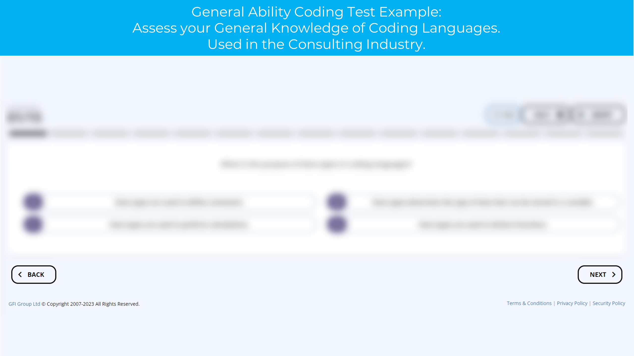 Consulting Practice Coding Tests
