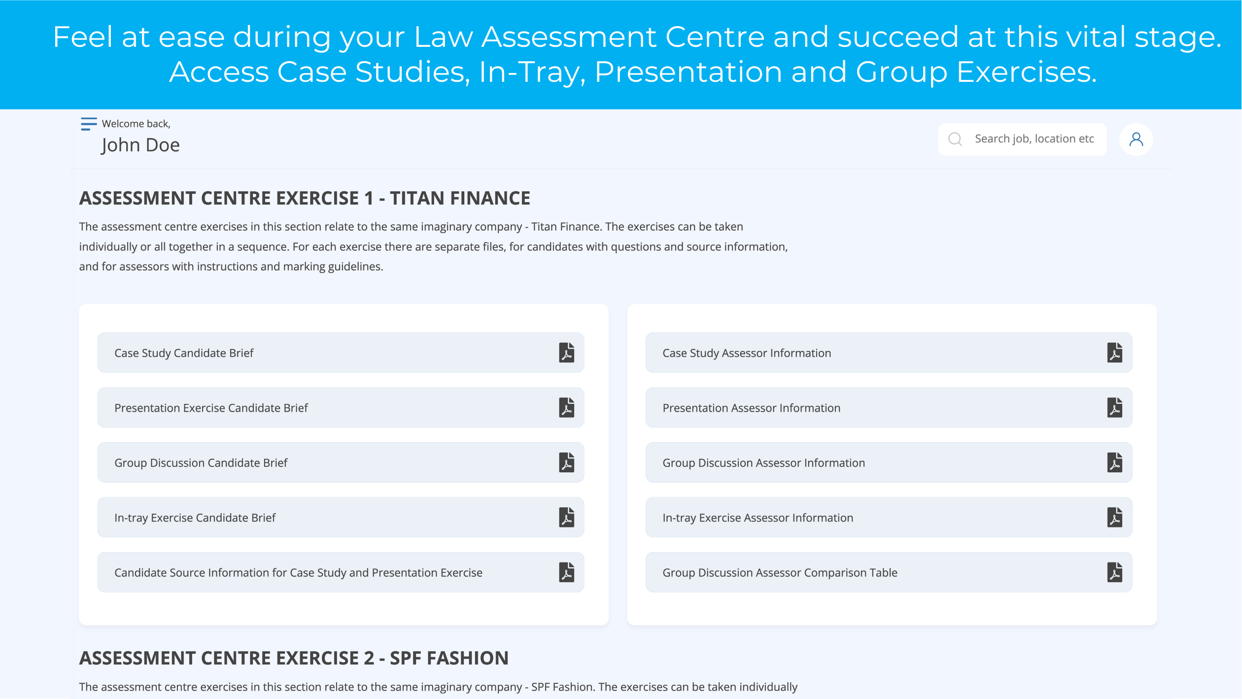 law assessment centre practice exercises