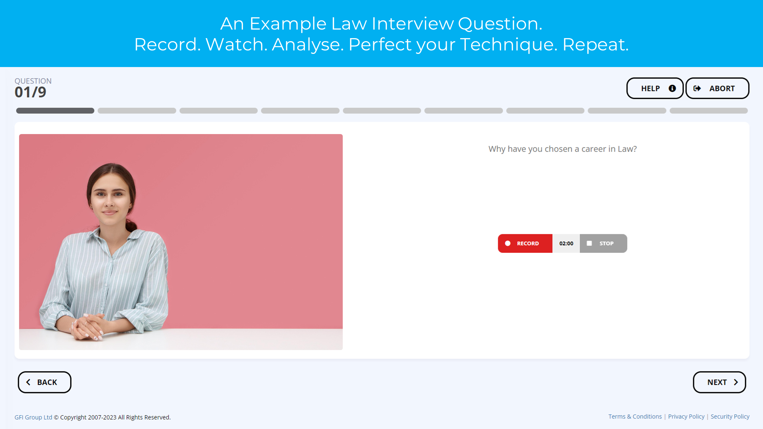 Practice Law Video Interview Questions