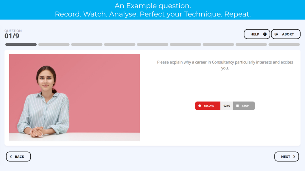 British Council video interview question example