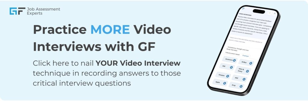 Centrica video interview questions practice