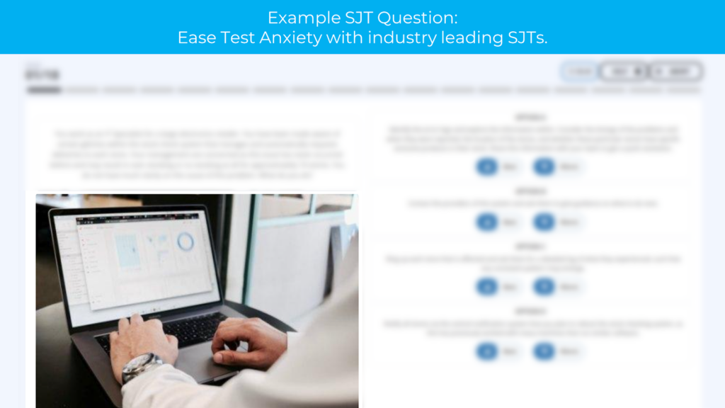 M&S-style situational judgement test example