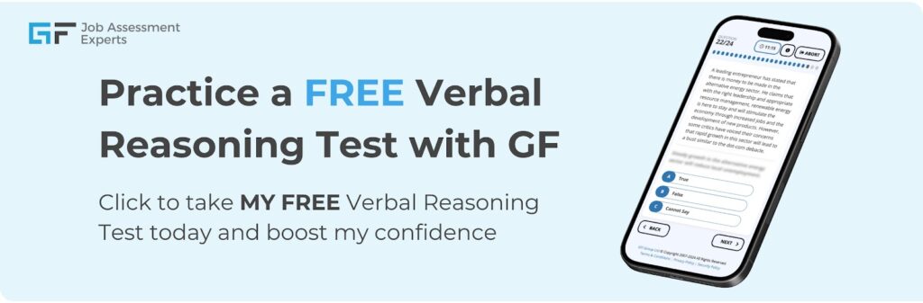 Amazon verbal reasoning test practice