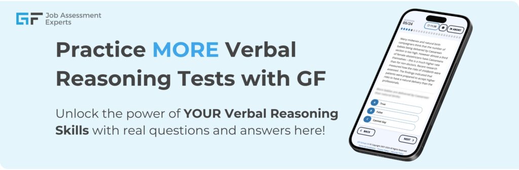 Samsung verbal reasoning practice